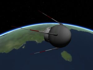 Ricostruzione digitale dello Sputnik