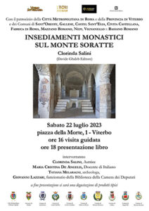 "Insediamenti monastici sul Monte Soratte” di Clorinda Salini