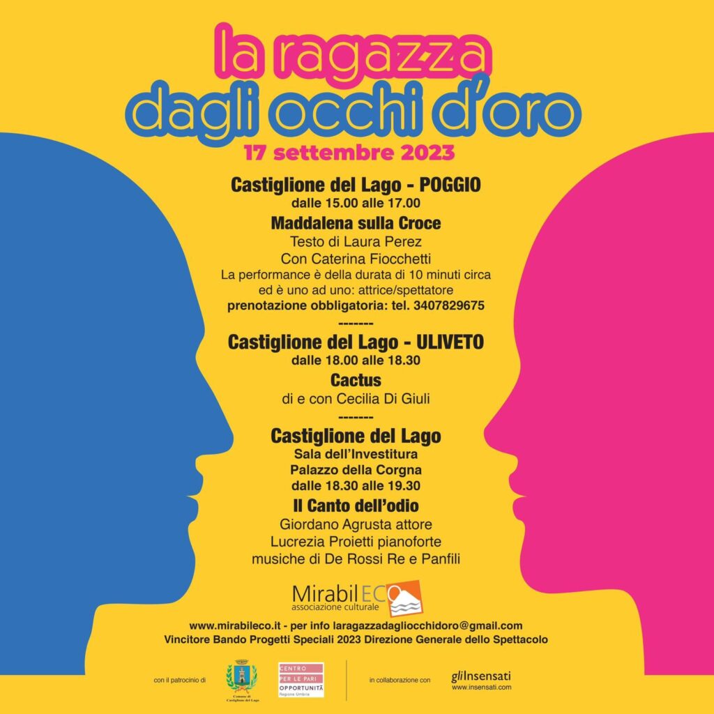 radiotusciaevents.com "La ragazza dagli occhi d'oro" domenica a Castiglione