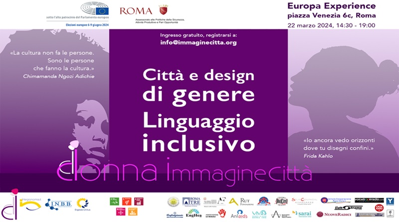 radiotusciaevents.com Europa Experience, piazza Venezia 6c, Roma Città e design di genere. Linguaggio inclusivo