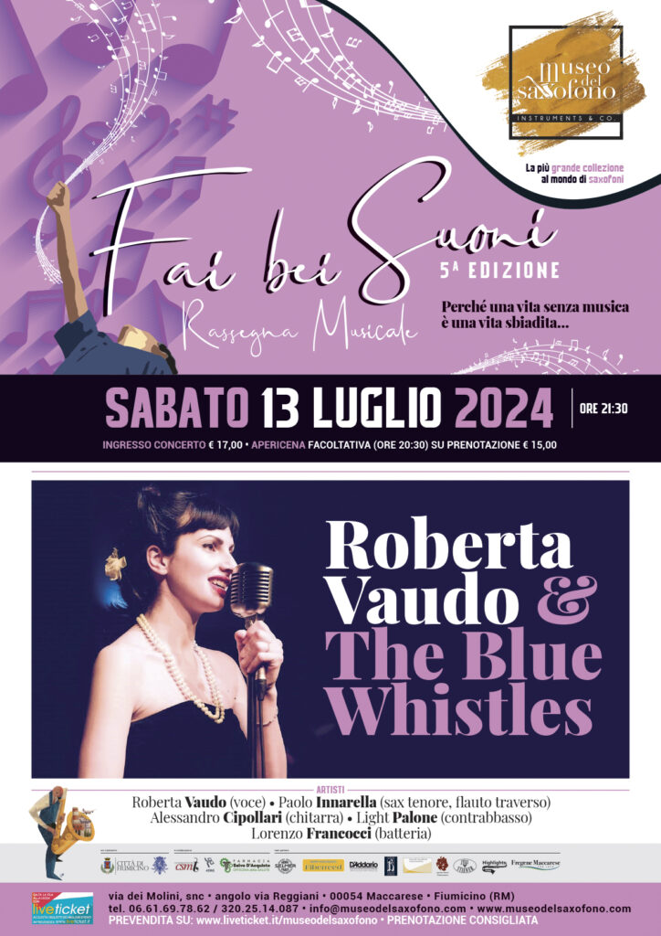 radiotusciaevents.com Roberta Vaudo & The Blue Whistles.