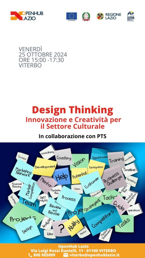 radiotusciaevents.com Design Thinking - Innovazione e Creatività per il settore Culturale