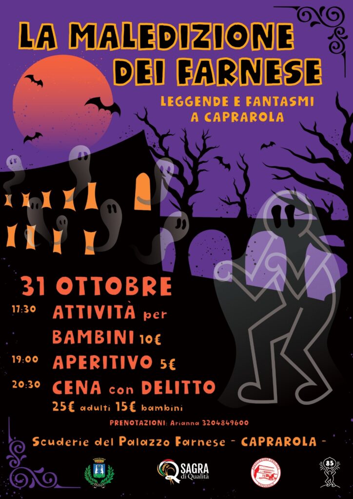 radiotusciaevents.com "La Maledizione dei Farnese", Halloween a Caprarola tra storia e mistero