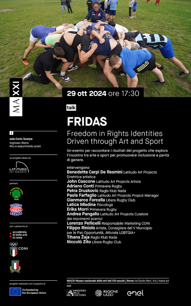 progetto FRIDAS - Freedom in Rights Identities Driven through Art and Sport,