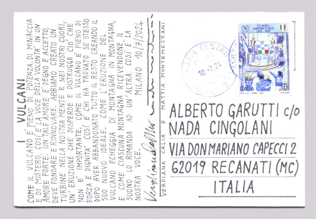 Caro Alberto cartoline per Alberto Garutti