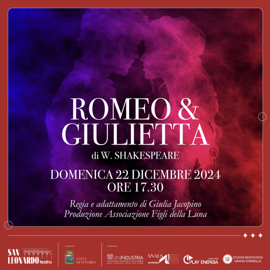 un evento teatrale di grande rilievo: una reinterpretazione contemporanea del celebre capolavoro di William Shakespeare, Romeo e Giulietta