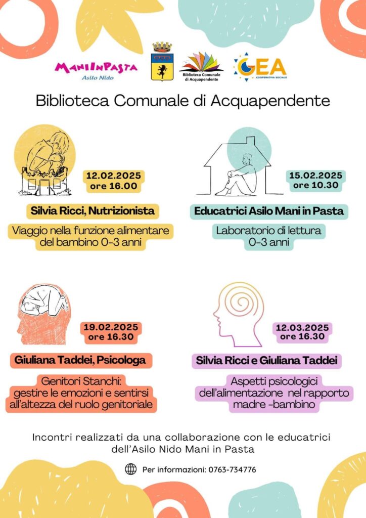 radiotusciaevents.com alimentazione, alla lettura e alla gestione delle emozioni nel ruolo genitoriale, confrontandosi, apprendendo e vivendo momenti di crescita insieme.