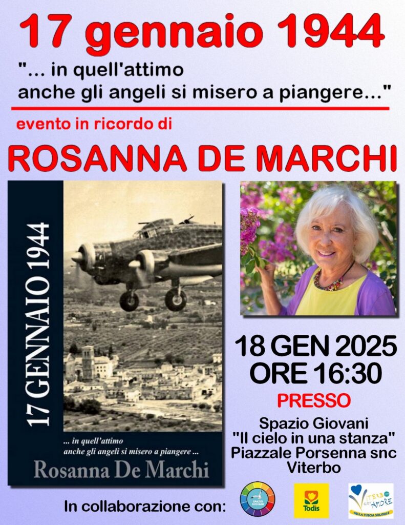 radiotusciaevents.com Rosanna De Marchi e il suo libro "17 gennaio 1944" sottotitolo ...in quell'attimo anche gli angeli si misero a piangere...