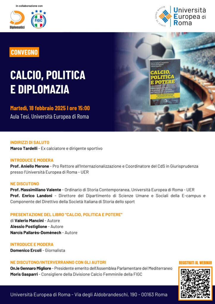 radiotusciaevents.com Calcio, Politica e diplomazia