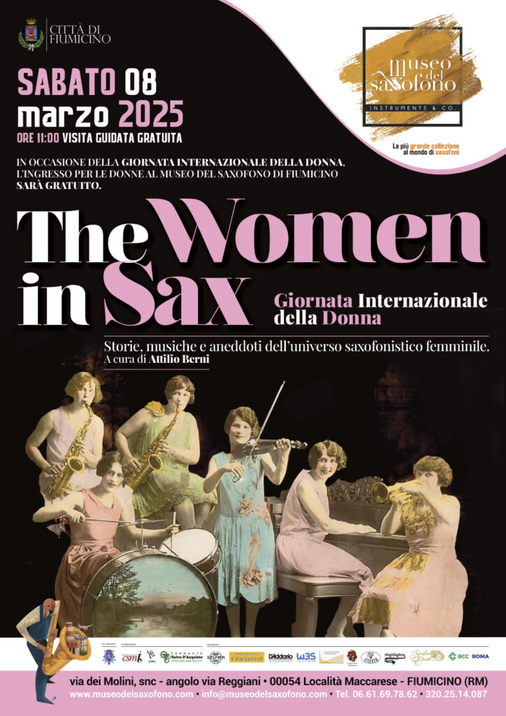 radiotusciaevents.com The Women in Sax: l'8 marzo evento speciale al Museo del Sax per omaggiare le donne nella storia di questo strumento