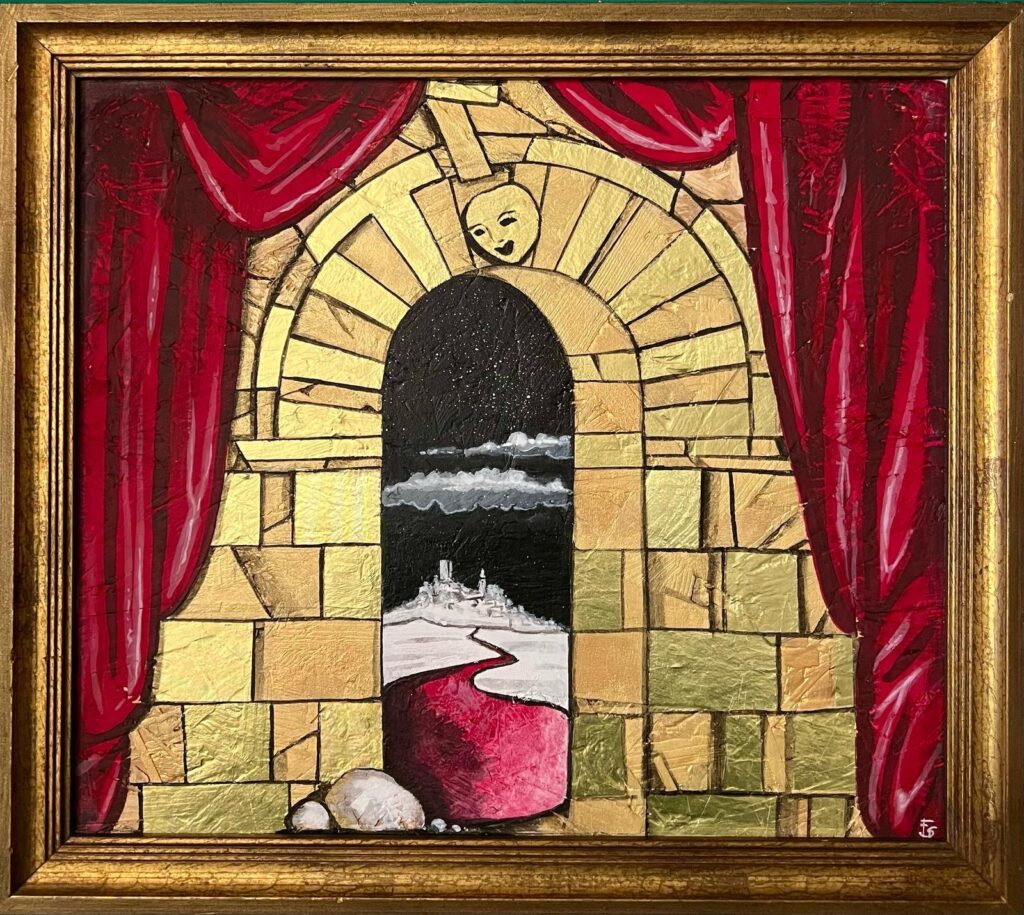 radiotusciaevents.com L’artista Ferdinando Sciarrini, ha consegnato nelle mani del sindaco di Fabrica di Roma Claudio Ricci il “Premio Arco D’Oro”