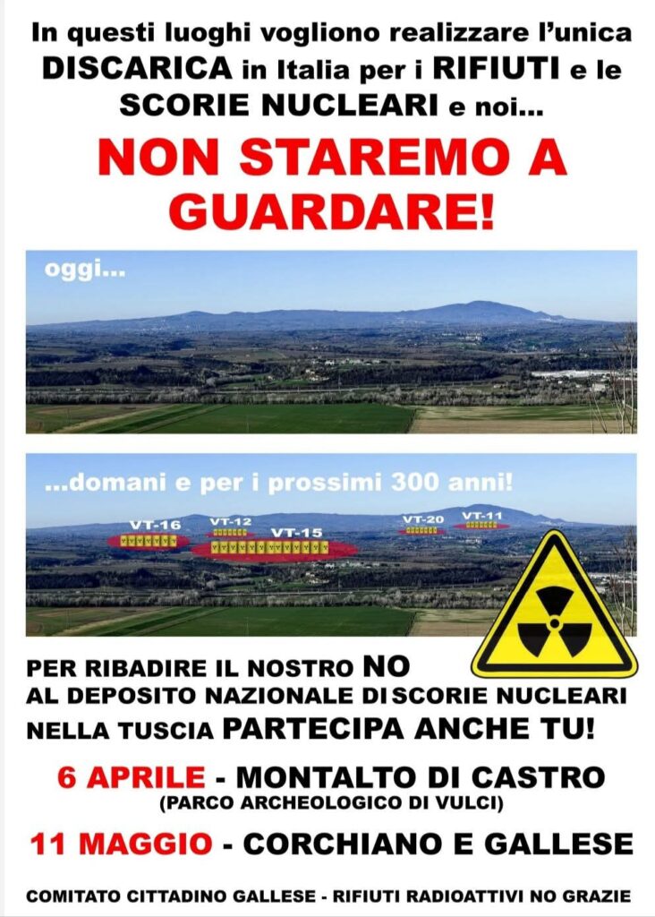 radiotusciaevents.com date manifestazione scorie Tuscia