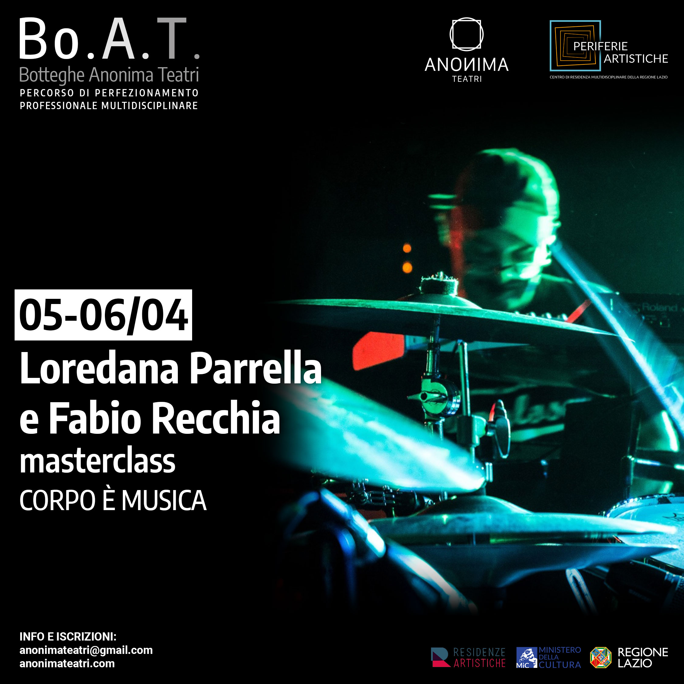 radiotusciaevents.com masterclass con Loredana Parrella e Fabio Recchia