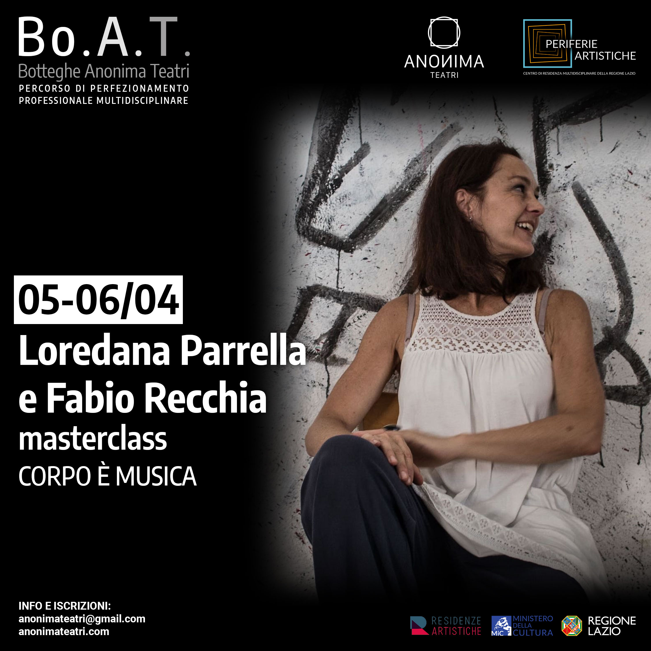 radiotusciaevents.com masterclass con Loredana Parrella e Fabio Recchia