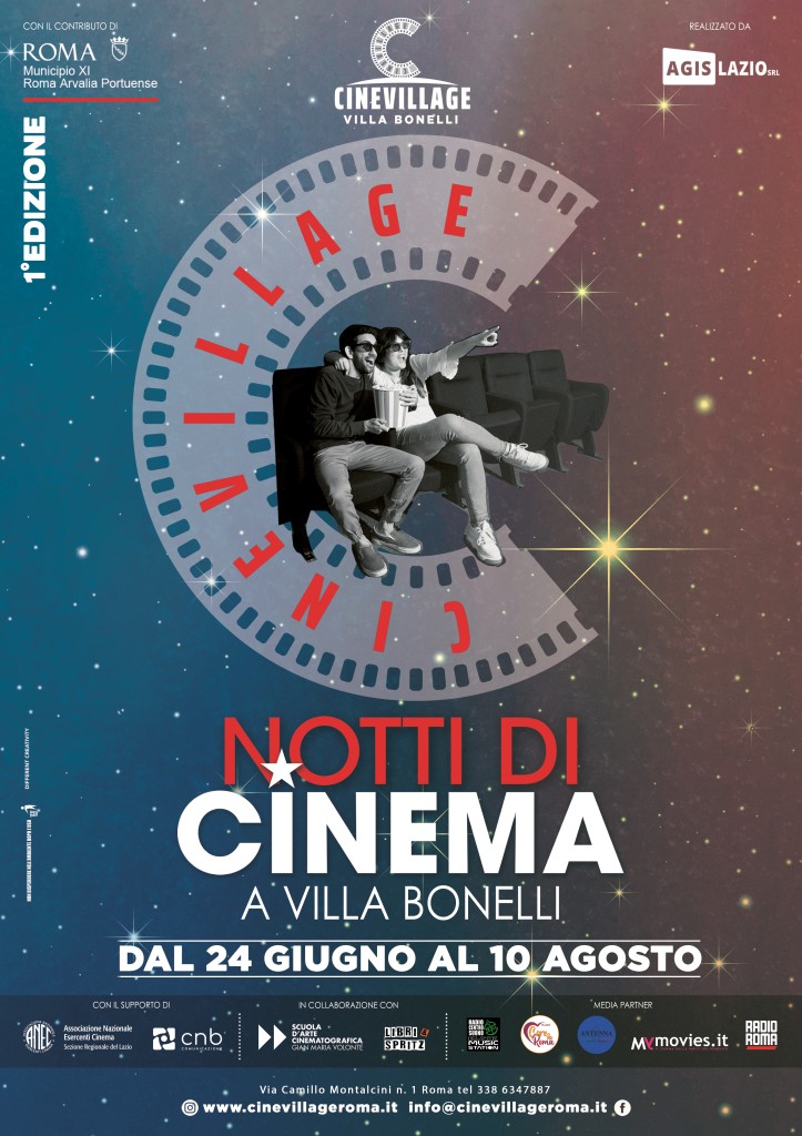 radiotusciaevents.com Notti di Cinema a Villa Bonelli è un'iniziativa realizzata da Agis Lazio Srl con il contributo del Municipio Roma XI,