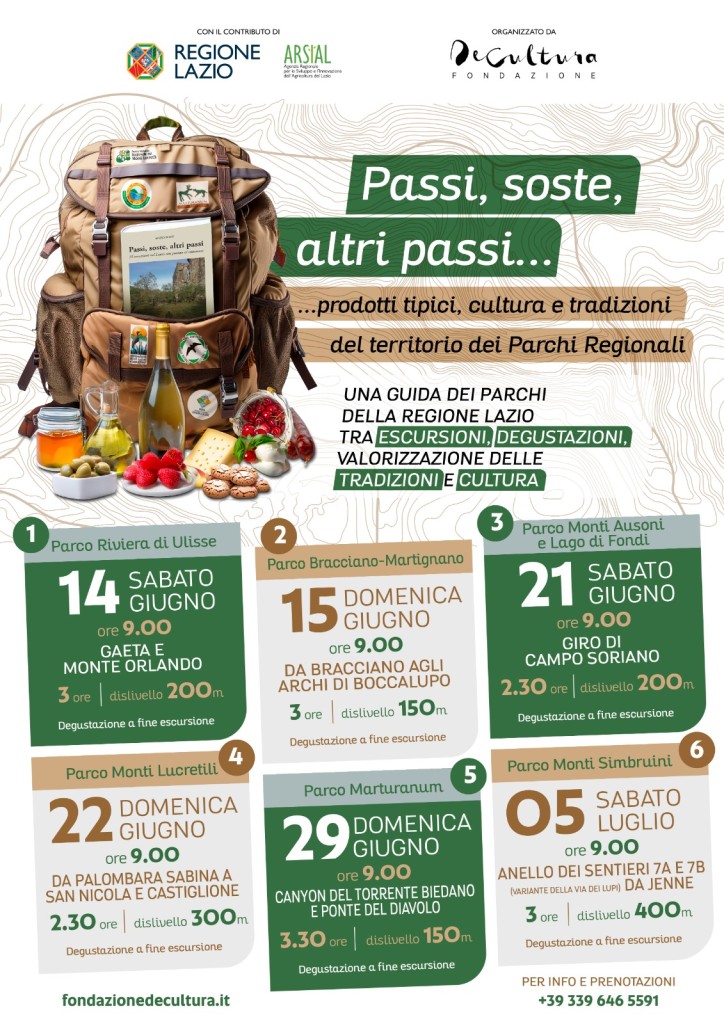 radiotusciaevents.com "Passi, soste, altri passi": cultura, prodotti tipici e tradizioni nei Parchi Regionali