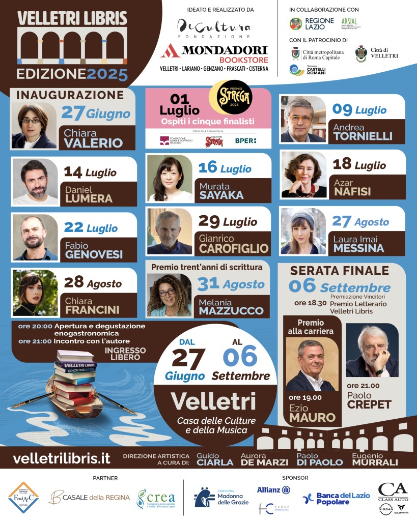  "Velletri Libris" 2025: si inizia con Chiara Valerio