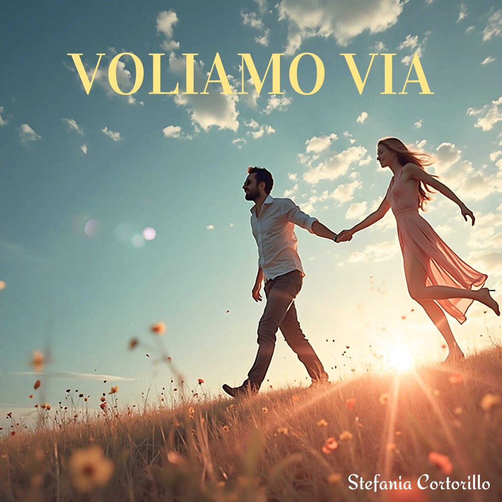 Voliamo via, affronta i temi dei disagi quotidiani e della frenesia della vita moderna, dove il tempo sembra sfuggire via inesorabilmente.