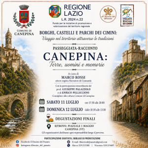 Canepina: Terra, uomini e memorie la passeggiata racconto nel fine settimana