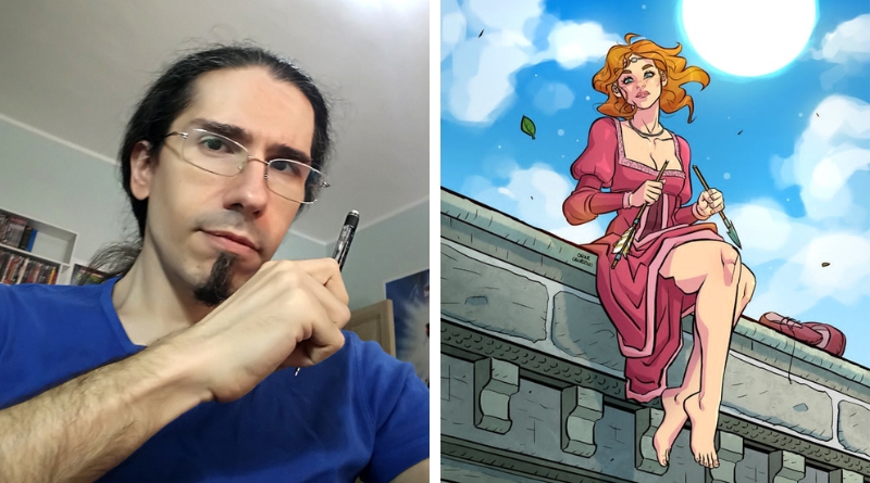 radiotusciaevents.com Oscar Celestini, fumettista e illustratore di Viterbo