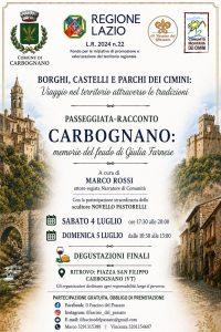 Marco Rossi: Sì, noi abbiamo aderito a un progetto della Regione Lazio legato a un fondo di promozione e valorizzazione dei borghi, organizzato e coadiuvato dalla Comunità Montana dei Cimini.