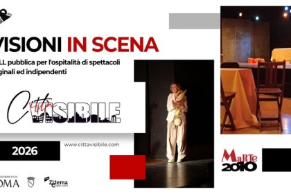 L'Associazione Culturale Marte 2010 lancia "Visioni in Scena", la call pubblica rivolta a compagnie teatrali indipendenti, associazioni culturali, cooperative