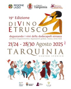 radiotusciaevents.com Si conclude questa sera la 20ª edizione del DiVino Etrusco, dopo una settimana ricchissima di appuntamenti che ha trasformato il centro storico di Tarquinia nell'epicentro dell'enogastronomia e della cultura.