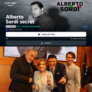 PRIME VIDEO: “ALBERTO SORDI SECRET” DI IGOR RIGHETTI È IN TENDENZA E PRIMO NEI FILM DOCUMENTARI