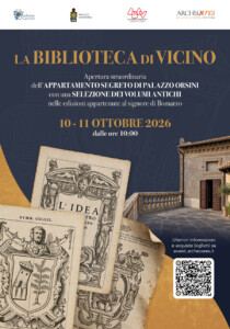 radiotusciaevents.com LA BIBLIOTECA DI VICINO A PALAZZO ORSINI DI BOMARZO
Apertura straordinaria dell’appartamento privato di Vicino Orsini