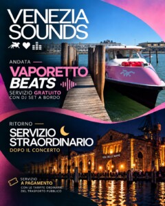 VAPORETTO BEATS anche il viaggio