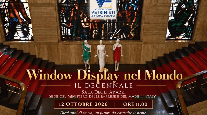 “Window Display nel Mondo” compie dieci anni: lunedì a Roma il decennale al Ministero delle Imprese e del Made in Italy